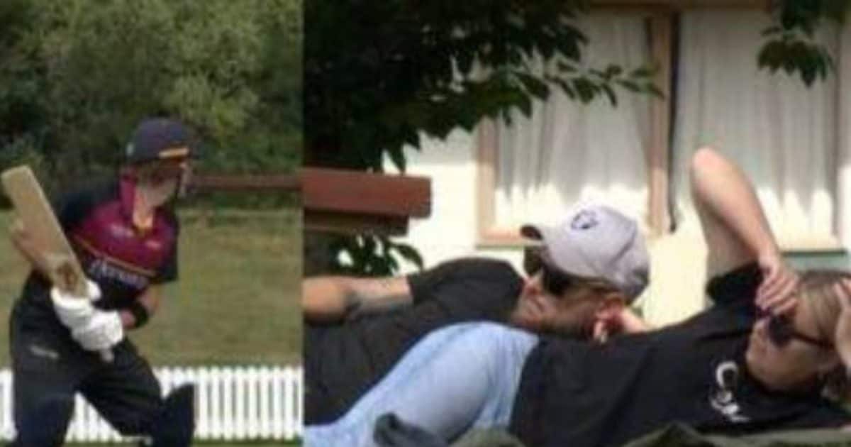 Brendon McCullum is enjoying son’s match lying down with his wife… What is Riley’s opinion about Bazball cricket?  Learn