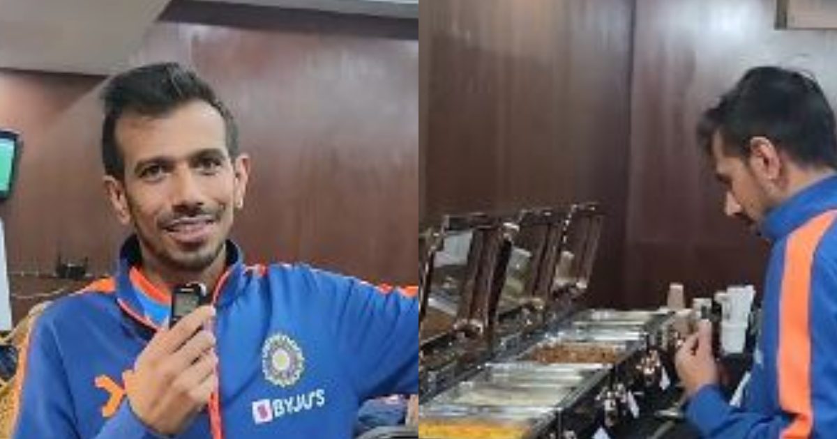 VIDEO: Yuzvendra Chahal made Raipur’s dressing room visible … also showed the menu of food … Rohit Sharma said – you have a good future