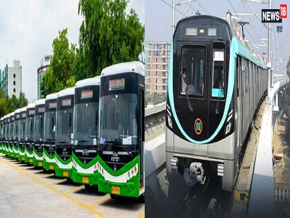 सभी बसें ग्रेटर नोएडा (Greater Noida) के तमाम र‍िहायशी इलाकों से छह मेट्रो स्‍टेशनों (Metro Station) के बीच कनेक्‍ट‍िव‍िटी प्रदान करेंगी. (News18Hindi)