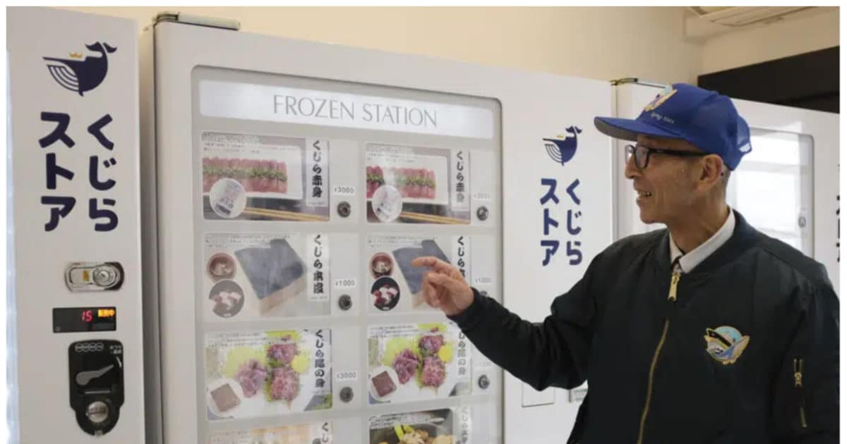 Japan: This Japanese shop launched ‘whale meat vending’ machine, will work like this to increase sales