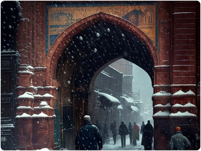 AI का कमाल! दिल्ली और कोलकाता जैसे शहर बर्फ से ढके होने पर कैसे दिखेंगे