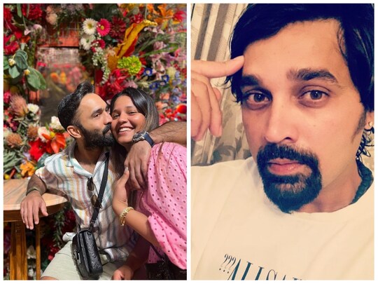 मुरली विजय के संन्यास लेने के बाद दिनेश कार्तिक ने पत्नी के साथ तस्वीर शेयर की (Dinesh Karthik, Murli Vijay/Instagram)
