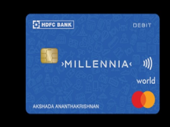 एचडीएफसी बैंक मिलेनिया डेबिट कार्ड (फोटो क्रेडिट- hdfcbank.com)
