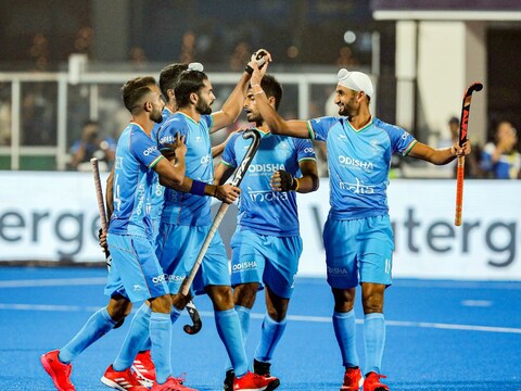 भारत ने दक्षिण अफ्रीका को 5-2 से हराया. (Hockey India/Twitter)
