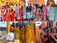 PICS: नड्डा के बेटे हरीश ने रिद्धि संग लिए 7 फेरे, विजयपुर में गृहप्रवेश किया