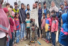 ریلوے لائن کے کنارے کھدائی ہو رہی تھی کہ اچانک بھگوان وشنو کی ایک قدیم مورتی نکل آئی۔ اس کی توقع ہے