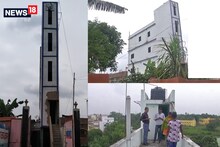 PHOTOS: 5 storied house built in 72 inch wide plot, equipped with all facilities, runs office