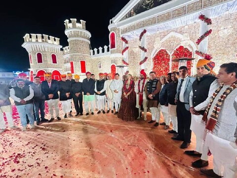 राजस्थान के बाड़मेर में हुई शाही शादी.