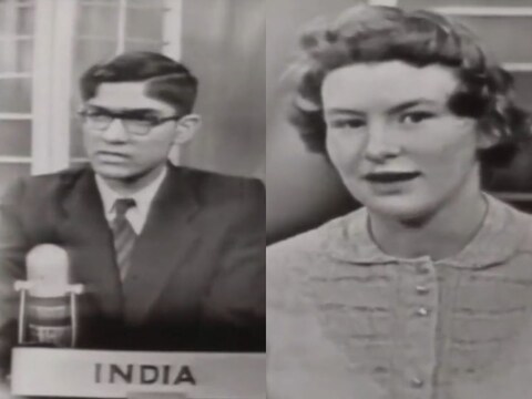  डिबेट शो में भारत की ओर से पद्मनाभ गोपीनाथ ब्रिटेन की सारा चैट से बहस करते दिखाई दे रहे हैं. (Photo-twitter-anandmahindra)