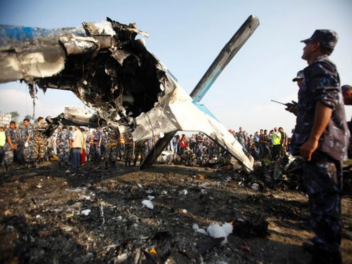 नेपाल में बड़ा विमान हादसा, अब तक 45 शव मिले. (ANI)