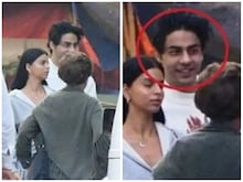 SRK ने फैमिली संग देखी 'पठान',आर्यन को हंसता देख नेटिजंस, बोले- पहली बार हंसा