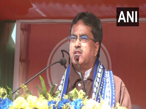 त्रिपुरा विधान चुनाव को लेकर बजेपी और सहयोगी पार्टी आईपीएफटी में हुआ समझौता. (फोटो-ANI)