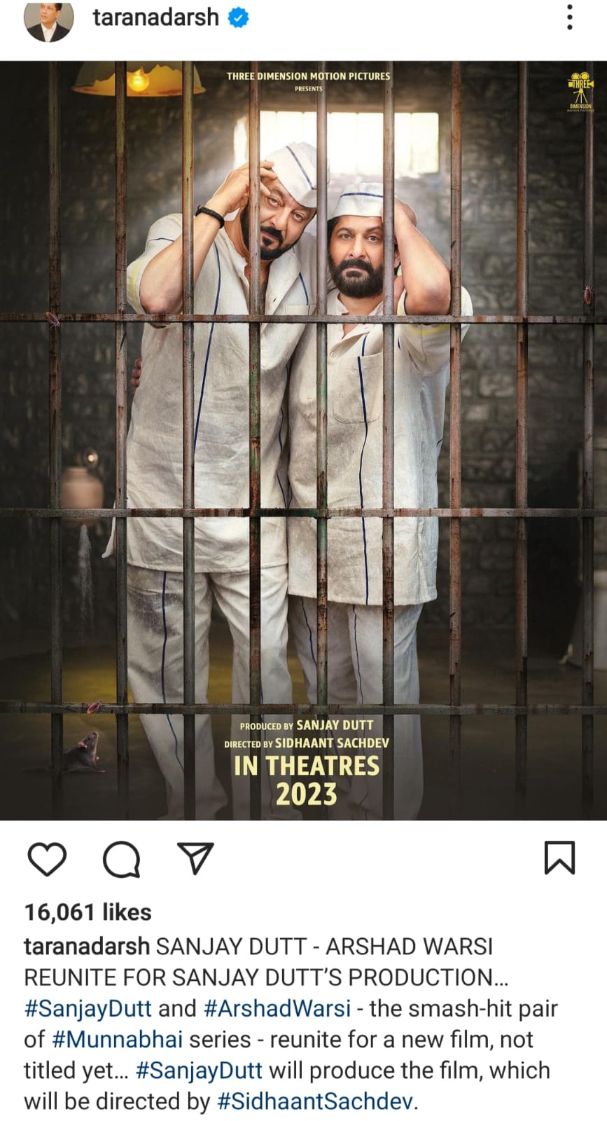 arshad warsi sanjay dutt new film