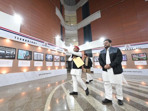 Lucknow News: अखिलेश यादव रविवार सुबह-सुबह सिग्नेचर बिल्डिंग पहुंचे 
