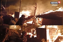 गुरुग्राम: सेक्टर 49 में झुग्गी बस्ती मे आग लगने से 200 से अधिक झुग्गियां जलकर राख