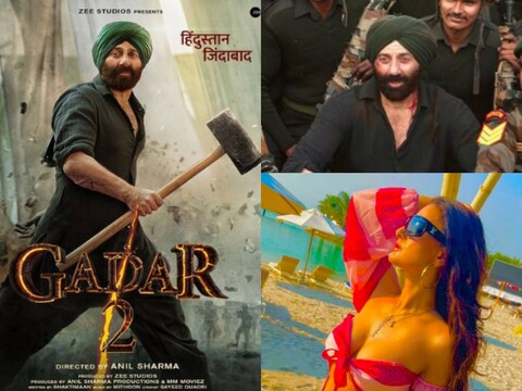 गदर फिल्म ने साल 2001 में कुल 78 करोड़ रुपयों की कमाई कर रिकॉर्ड बना दिया था. (फोटो साभार-Instagram@iamsunnydeol,ameeshapatel9)