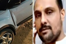हत्या के आरोपी कांग्रेस नेता को मामा ने बचाया,पुलिस गाड़ी में टक्कर मारकर फरार