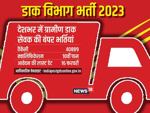 India Post Bharti 2023: उम्मीदवार 16 फरवरी तक भर्ती का फॉर्म भर सकेंगे. 