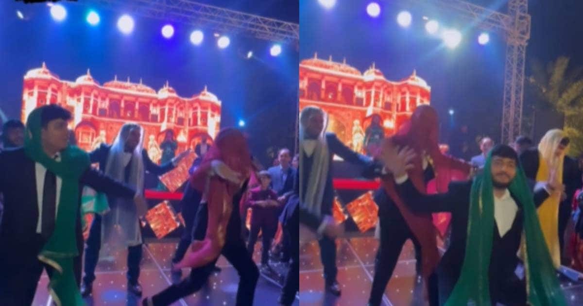 Trending News: The boys performed Gadar dance on ‘Titliyan Varga’, danced in green-pink chunri, the public went crazy!