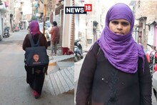 وائرل تصویر: کندھے پر سوئگی بیگ لٹکائے برقع پوش خاتون کی تصویر وائرل، لکھنؤ کی رضوانہ کون ہے؟