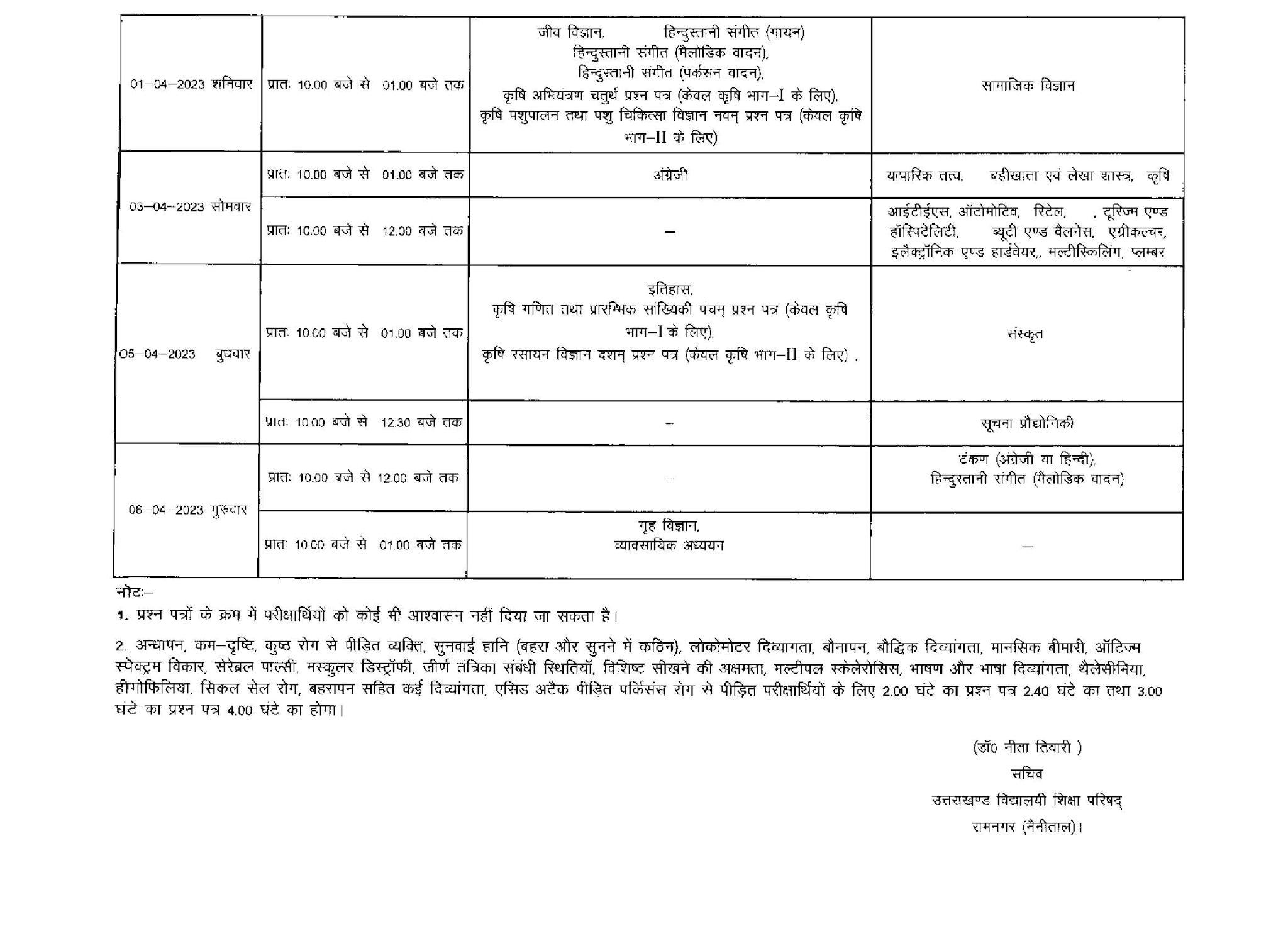   Uttarakhand Board Date Sheet 2023, UK Board Date Sheet 2023, Uttarakhand Board 10th Time Table 2023, UK Board 12th Date Sheet 2023, ubse board exam date sheet 2023, Uttarakhand Board Class 12th Time Table 2023, board exam time table, उत्तराखंड बोर्ड परीक्षा 2023, उत्तराखंड बोर्ड 10वीं और 12वीं परीक्षा 