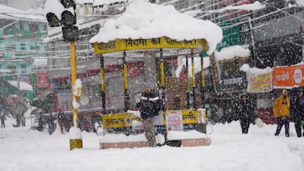  शिमला. हिमाचल प्रदेश में जबरदस्त बर्फबारी हुई है. मैदानी इलाकों में जहां पानी बरसा है. वहीं, ऊंचाई वाले इलाकों में बर्फ गिरी है. लाहौल, स्पीति, किन्नौर, कुल्लू, चंबा, कांगड़ा में पहाड़ों पर जमकर बर्फ गिरी है.