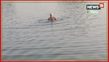Bhind News: रोज तैरकर मंदिर में दीया जलाने जाता है ये भक्त, 35 साल पहले की थी शुरुआत