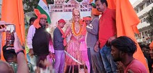 Hazaribagh News : हजारीबाग में पहली बार मनाई गई छत्रपति शिवाजी की जयंती, निकाली गई शोभा यात्रा