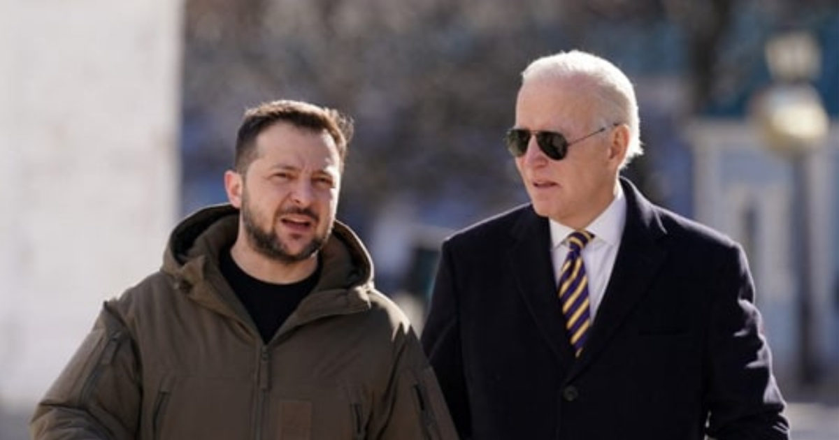joe biden visit kyiv russia didnt give any security guarantees to us president