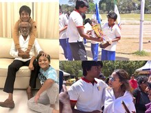 ऐश्वर्या रजनीकांत और धनुष के बेटों ने बढ़ाया मान, खेल में जीती ट्रॉफी, PICS