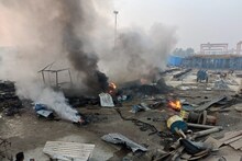 हाजीपुर में बड़ा हादसा! गांधी सेतु के पास पुल निर्माण कंपनी के कैंप में लगी आग, कई सिलेंडर ब्लास्ट, करोड़ों का नुकसान