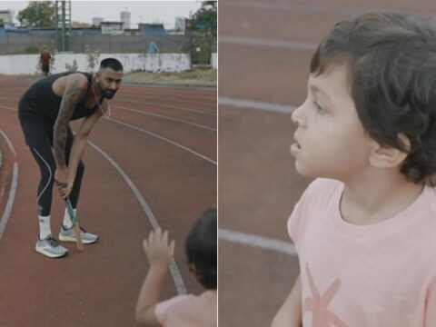 कभी देखी है एक बच्‍चे की ऐसी फिरकी गेंदबाजी. (Krunal Pandya Instagram)