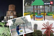 PHOTOS: नोएडा अथॉरिटी की 'कबाड़ से जुगाड़' योजना, सेल्फी पॉइंट भी, जानिए क्या है खासियत