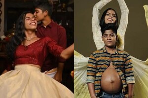 PHOTOS: केरल के ट्रांसजेंडर कपल ने किया प्रेग्नेंसी का ऐलान, मेटरनिटी फोटोशूट में दिखा बेबी बंप