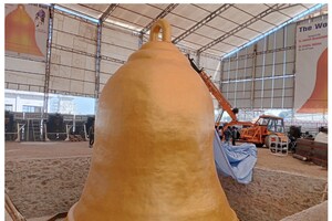 OMG: वजन 57 टन तो ऊंचाई सवा नौ मीटर, कोटा के चंबल रिवर फ्रंट पर लगेगा दुनिया का सबसे बड़ा घंटा!