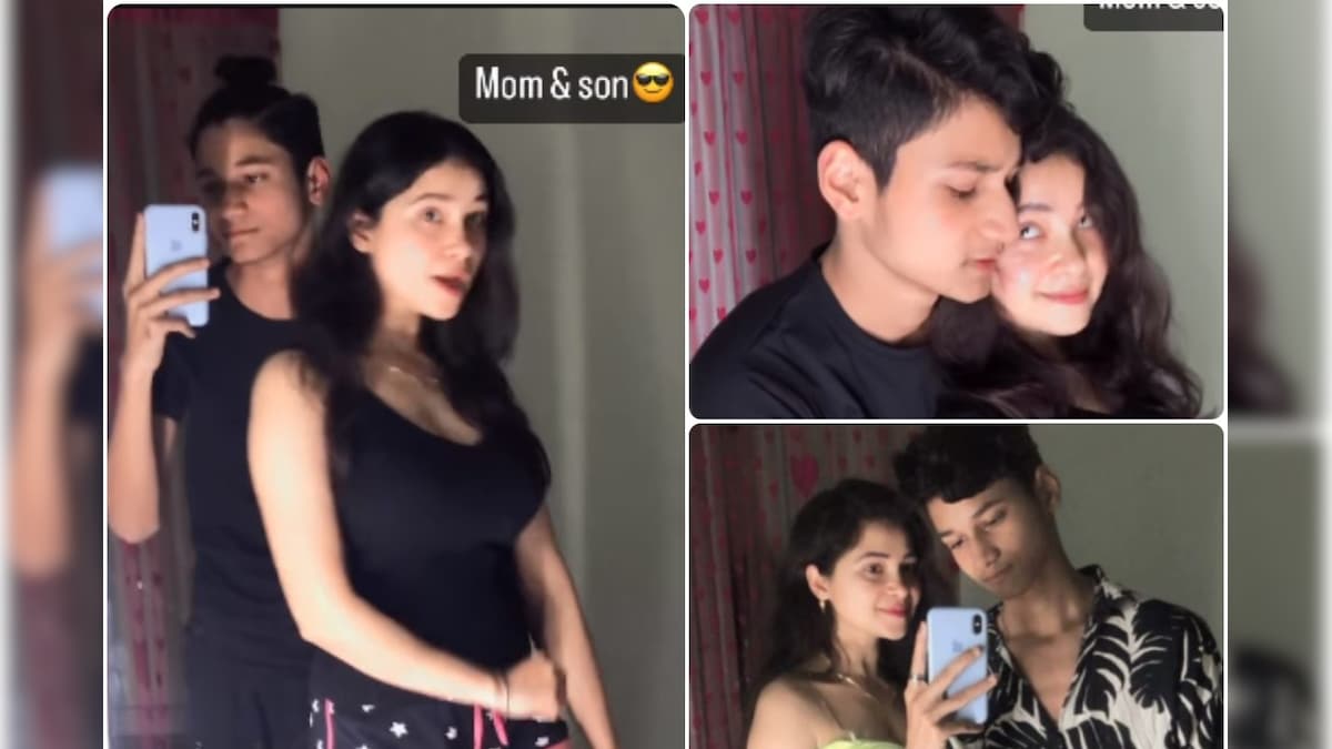 Mother son kiss romantic video viral social media users demand arrest - मां-बेटे  का Kiss और रोमांटिक Video सोशल मीडिया पर वायरल, भड़के लोग, उठी गिरफ्तारी की  मांग - News18 हिंदी