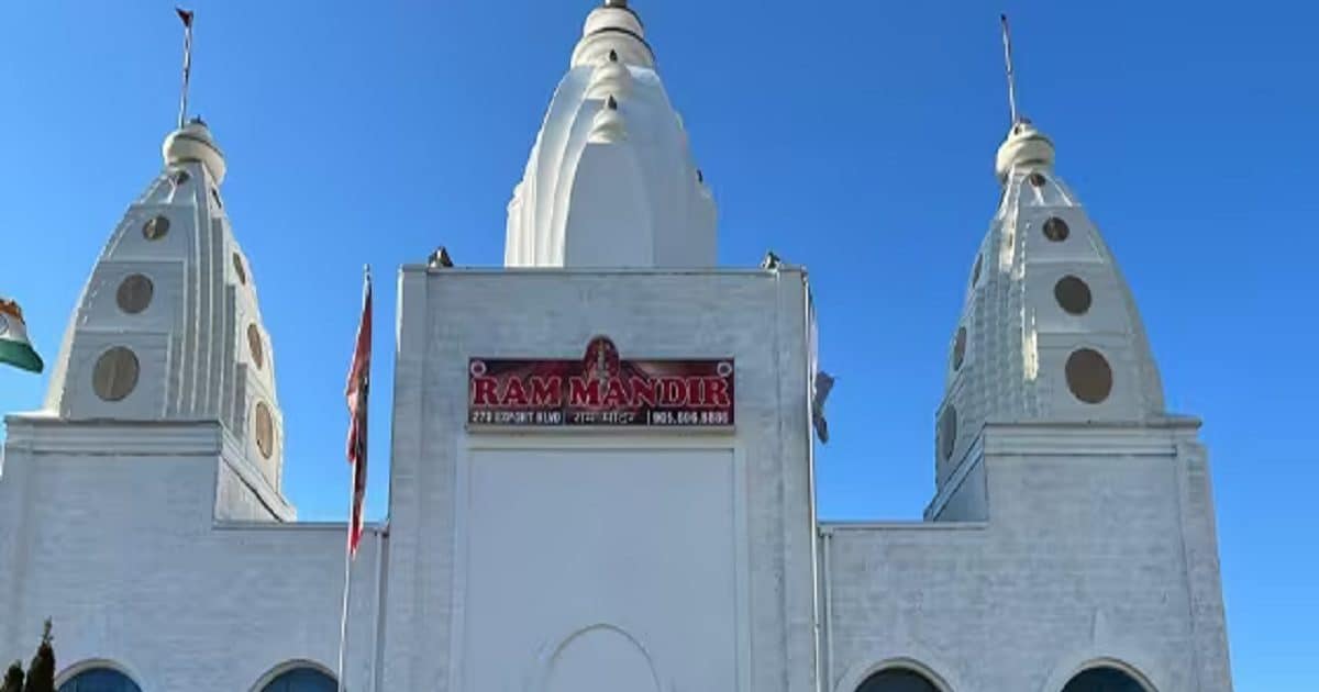Anti-India slogans once again written on Hindu temple in Canada, fourth such incident within 1 year, embassy demands action