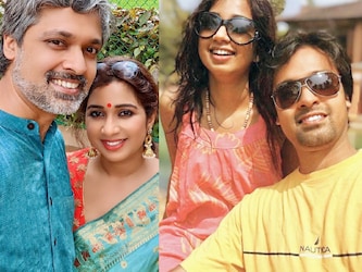  नई दिल्ली. श्रेया घोषाल (Shreya Ghoshal) बॉलीवुड की मशहूर प्लेबैक सिंगर हैं, जिन्होंने बहुत कम समय में म्यूजिक इंडस्ट्री अपनी अलग पहचान बनाने में सफल रही हैं. उन्होंने न सिर्फ बॉलीवुड, बल्कि क्षेत्रीय फिल्मों में बहुत सारे गाने गाए. इसके साथ ही, श्रेया ने कई टीवी सीरियल के लिए भी अपनी आवाज दी. वह हिंदी के साथ-साथ अन्य कई भाषाओं में भी गाने गाए, जिसमें भोजपुरी, बंगाली, कन्नड़, मलायालम, पंजाबी, तमिल, तेलुगू और असमिया मुख्य रूप से शामिल है. (फोटो साभारः Instagram @shiladitya)