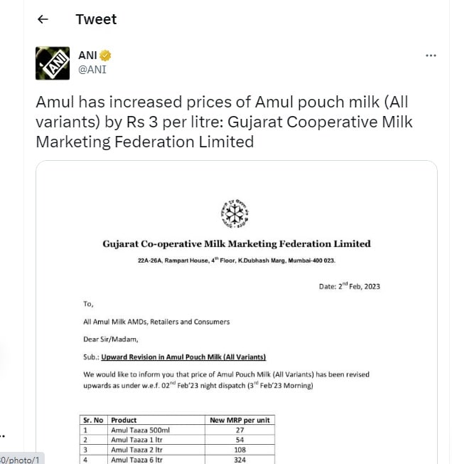 amul Milk