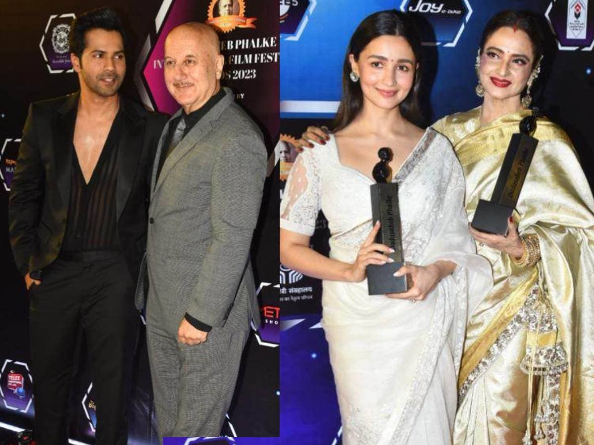 Dadasaheb Phalke Award, Dadasaheb Phalke Awards 2023, Dadasaheb Phalke Awards 2023 Winner, Dadasaheb Phalke Award 2023 Winner List, The Kashmir Files, Best Film Award The Kashmir Files, Best Actor Award, Ranbir Kapoor, Best Actress Award, Alia Bhatt, Anupama, Best Serial, Dadasaheb Phalke, Rekha, Varun Dhawan, dada saheb phalke award