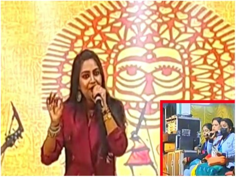 बानीपुर लोक महोत्सव में हिंदी गाने को लेकर विवाद