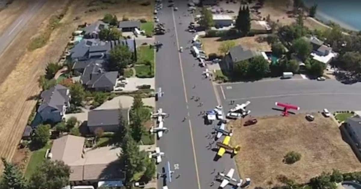 Everyone has a plane in this town cameron airpark california fly in