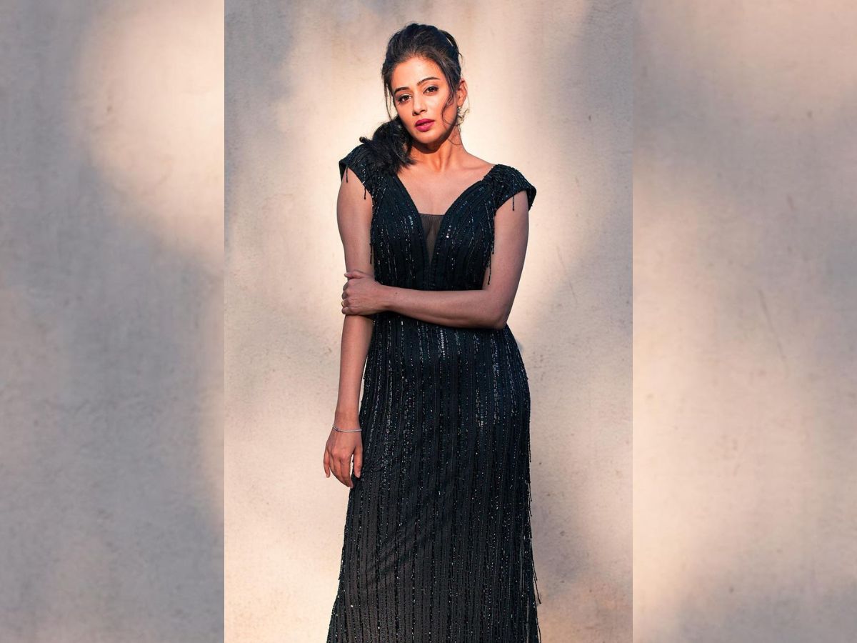 Priyamani in AanDe Indo-Western Gown – South India Fashion