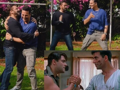 सलमान खान और अक्षय कुमार ने 'मैं खिलाड़ी तू अनाड़ी' गाने पर साथ में जमकर धूम मचाई है. (फोटो साभार-Instagram@akshaykumar)