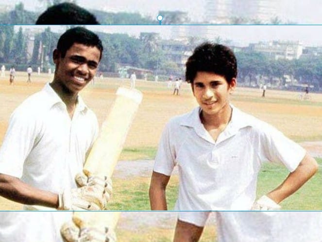 Sachin Tendulkar And Vinod Kambli Friendship Arjun Tendulkar On Lap ...