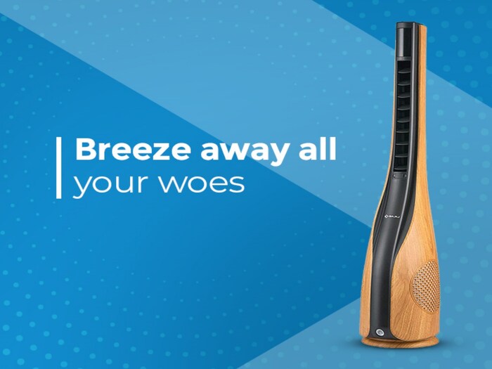 Bajaj Tempesta 80 W tower fan come with 4 Speed Levels customers can