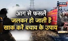 Annadata : आग से फसलों जलकर हो जाती है खाक करें बचाव के उपाय, होता है भारी नुकसान | Agriculture News