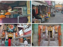 Lucknow: मनकामेश्वर मंदिर के पास से भक्तों ने बंद किया फूल और प्रसाद खरीदना