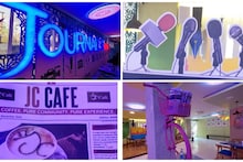 Journalist Cafe Lucknow : न्यूज़रूम का माहौल और अखबार का मेन्यू, लखनऊ का 'जर्नलिस्ट कैफे' जीत लेगा दिल