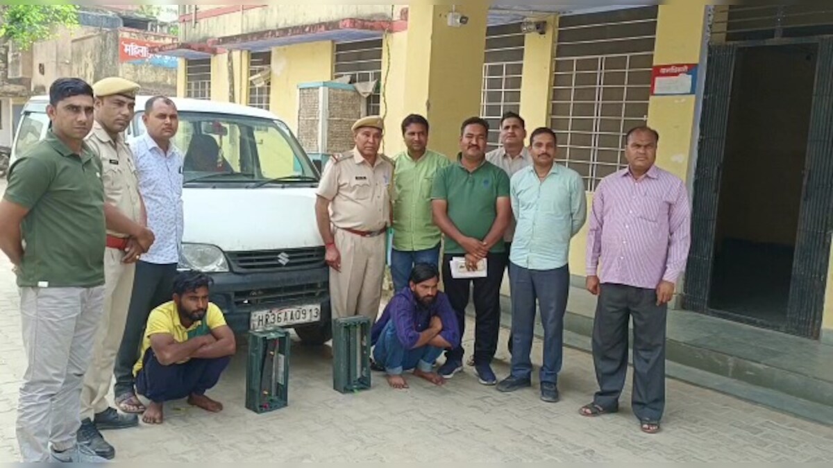 Crime  News : एटीएम लूट कांड का पुलिस ने 24 घंटे के अंदर किया खुलासा, मेवात से 2 गिरफ्तार , 3 की तलाश जारी